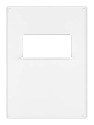 Площадка торцевая ПТГ фланец 110х55 горизонтальная 180х250 пластик ERA