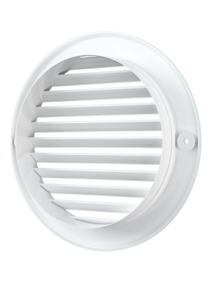 Решетка вентиляционная ARK фланец D125 D161 пластик AURAMAX