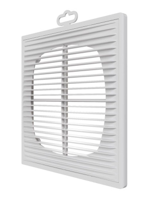 Решетка вентиляционная П сетка разъемная 209х209 пластик ERA