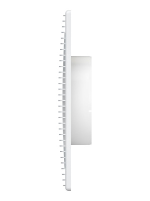 Решетка вентиляционная ПФ фланец D125 разъемная 183х253 пластик ERA